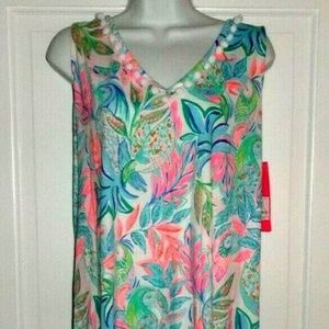 NWT LILLY PULITZER RESORT WHITE TOUCAN DO IT BETTER CAMILLA SWING DRESS XXL